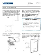 Preview for 17 page of Valcom V-A11012 Installation Manual