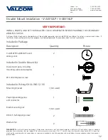 Предварительный просмотр 52 страницы Valcom V-AW12A Installation Manual