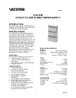 Preview for 1 page of Valcom V-C6124P Manual