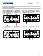 Preview for 7 page of Valcom V-D11025B Installation Manual