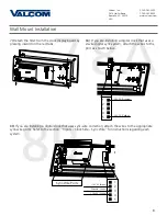 Preview for 8 page of Valcom V-D11025B Installation Manual