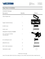 Preview for 11 page of Valcom V-D11025B Installation Manual