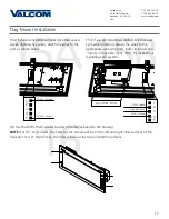 Preview for 17 page of Valcom V-D11025B Installation Manual