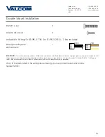 Preview for 21 page of Valcom V-D11025B Installation Manual