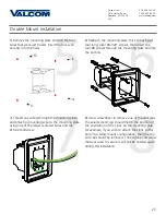 Preview for 23 page of Valcom V-D11025B Installation Manual