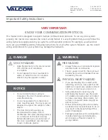 Preview for 3 page of Valcom V-GPS-TX Series Installation Manual