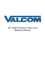 Valcom VIP-102B Reference Manual preview