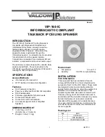 Valcom VIP-160-IC Quick Manual preview