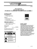 Valcom VIP-412A-DF-IC Assembly preview