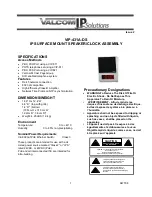 Valcom VIP-431A-DS Manual preview