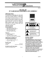 Предварительный просмотр 1 страницы Valcom VIP-432A-DF Assembly