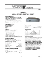 Preview for 1 page of Valcom VIP-822 User Manual