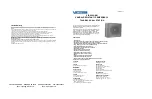 Preview for 1 page of Valcom VIP-9890-EM Installation Instructions