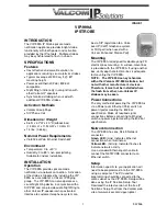 Preview for 1 page of Valcom VIP-999A Quick Start Manual