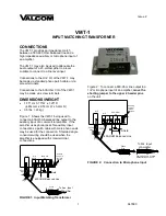 Preview for 1 page of Valcom VMT-1 Product Manual