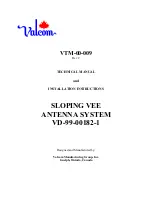 Valcom VTM-00-009 Technical Manual And Installation Instructions preview