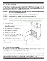 Предварительный просмотр 16 страницы Valcourt Antoinette User'S Installation And Operation Manual