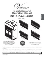 Valcourt DALLAIRE FP18 Installation And Operation Manual preview