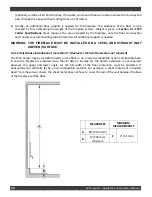 Предварительный просмотр 34 страницы Valcourt FP14 Cartier Installation And Operation Manual