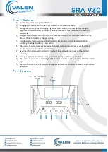 Preview for 2 page of Valen SRA V30 Operation Manual