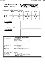 Valentine TF7 T Instructions Manual preview