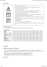 Предварительный просмотр 3 страницы Valentine TF7 T Instructions Manual