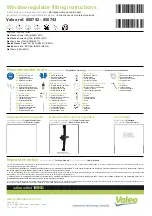 Preview for 1 page of Valeo 850742 Fitting Instructions