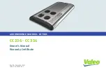 Valeo CC 336 Owner'S Manual предпросмотр