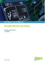 Valeo SC600 Revo Global Operating Instructions Manual preview