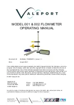 Valeport BFM001 Operating Manual предпросмотр