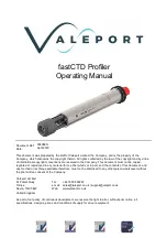 Valeport fastCTD Profiler Operating Manual preview