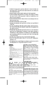 Предварительный просмотр 19 страницы Valera professional SWISS'X 100.01/IS Instructions For Use Manual