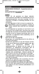 Preview for 34 page of VALERA 300 Series Instructions For Use Manual