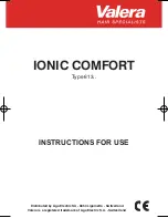 VALERA IONIC COMFORT 613 Instructions For Use Manual preview