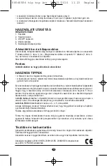 Preview for 24 page of VALERA Tip Top 656.01 Operating Instructions Manual