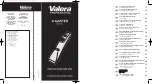 VALERA X-MASTER 652 Series Instructions For Use preview