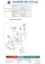 Предварительный просмотр 10 страницы VALERII S&M GROUP PREMIUM 0503GLM3.0HP Original Manual