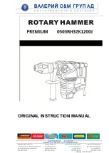 VALERII S&M GROUP PREMIUM 0503RH32K1200J Original Instruction Manual preview