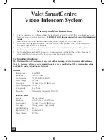 Preview for 20 page of Valet SmartCentre Installation Manual