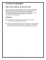 Preview for 4 page of Valet System One Installation Instructions Manual