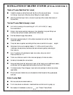 Preview for 22 page of Valet System One Installation Instructions Manual