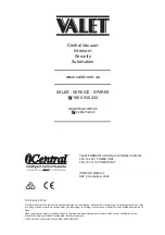Preview for 2 page of Valet V110 Installation & Operation Manual