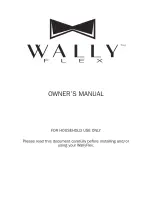 Preview for 1 page of Valet WallyFlex Owner'S Manual