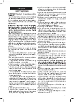 Предварительный просмотр 9 страницы Valex 1372044 Instruction Manual And Safety Instructions