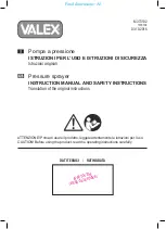 Valex 1373102 Instruction Manual And Safety Instructions preview
