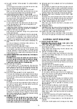 Предварительный просмотр 13 страницы Valex 1410152 Instruction Manual And Safety Instructions