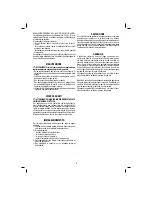 Предварительный просмотр 8 страницы Valex 1411122-S550E Use And Maintenance Handbook