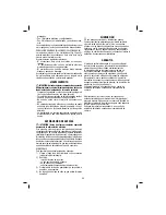 Preview for 20 page of Valex 1411122-S550E Use And Maintenance Handbook