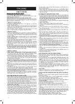 Предварительный просмотр 4 страницы Valex 1493921 Instruction Manual And Safety Instructions