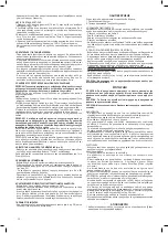 Предварительный просмотр 22 страницы Valex 1493921 Instruction Manual And Safety Instructions